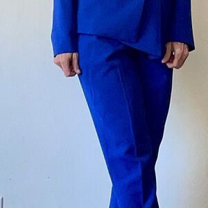 Tahar,i royal, blue pant suit